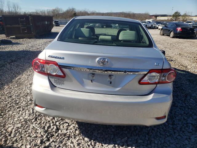 JTDBU4EE9B9133704 - 2011 TOYOTA COROLLA BASE GRAY photo 6