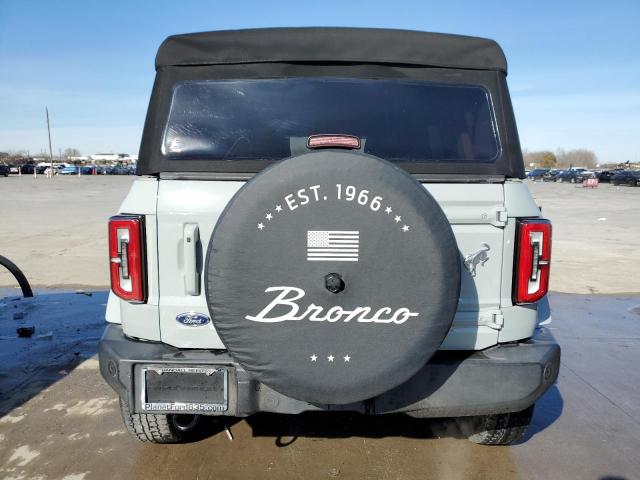 1FMDE5DH2MLB04800 - 2021 FORD BRONCO BASE GRAY photo 6