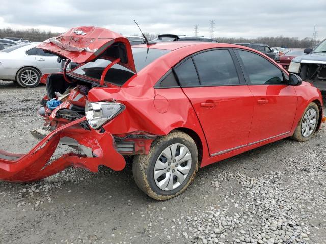 1G1PA5SH9E7193123 - 2014 CHEVROLET CRUZE LS RED photo 3