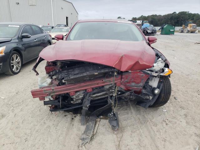 3FA6P0LU2DR337933 - 2013 FORD FUSION SE HYBRID MAROON photo 5