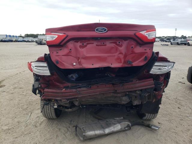 3FA6P0LU2DR337933 - 2013 FORD FUSION SE HYBRID MAROON photo 6