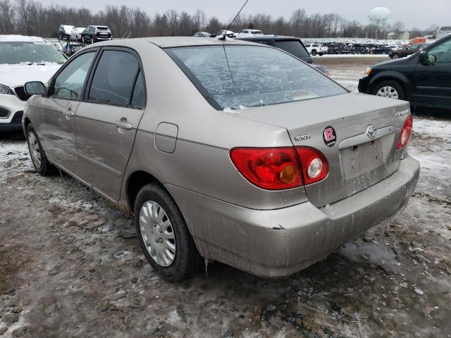 1NXBR32E03Z185684 - 2003 TOYOTA COROLLA CE BROWN photo 2