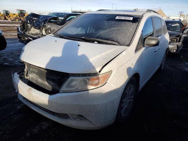 5FNRL5H69DB089014 - 2013 HONDA ODYSSEY EXL WHITE photo 1