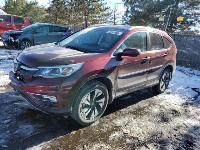 5J6RM4H94FL078255 - 2015 HONDA CR-V TOURING BURGUNDY photo 1