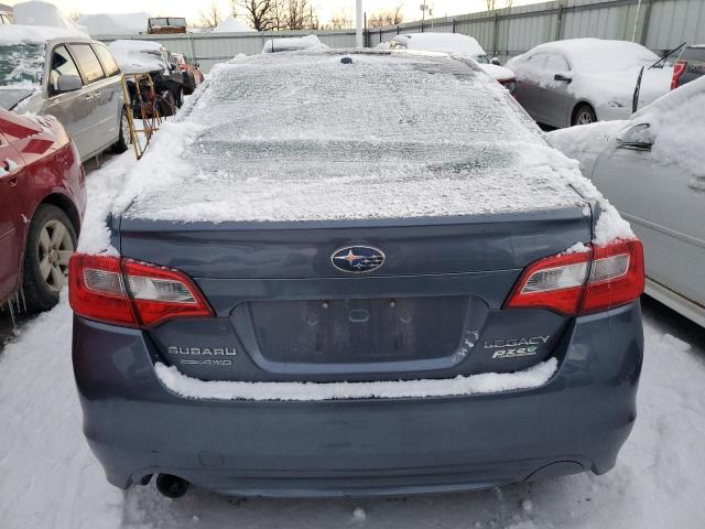 4S3BNAL69F3012154 - 2015 SUBARU LEGACY 2.5I LIMITED BLUE photo 6