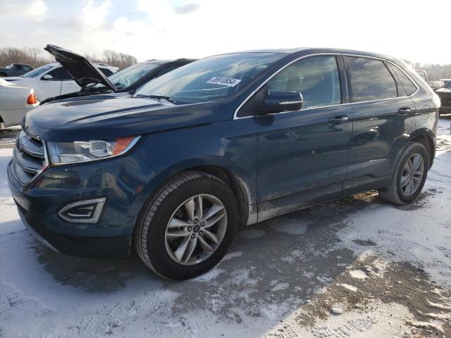 2FMPK4J92GBB58356 - 2016 FORD EDGE SEL BLUE photo 1