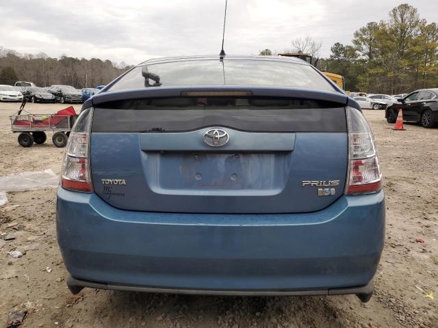 JTDKB20U440090728 - 2004 TOYOTA PRIUS BLUE photo 6