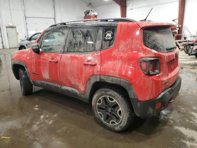 ZACCJBCT0FPB54031 - 2015 JEEP RENEGADE TRAILHAWK RED photo 2