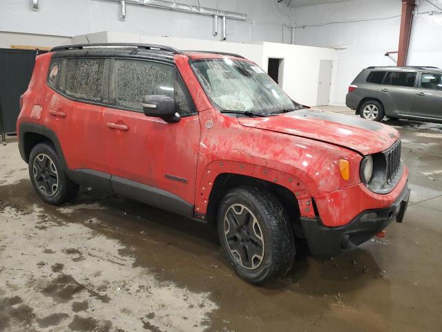 ZACCJBCT0FPB54031 - 2015 JEEP RENEGADE TRAILHAWK RED photo 4