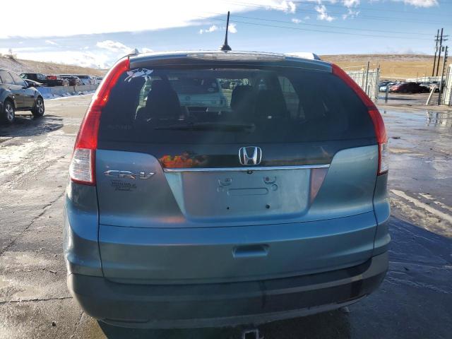 2HKRM3H77EH519796 - 2014 HONDA CR-V EXL BLUE photo 6