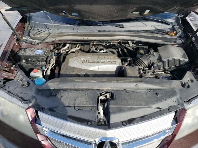 2HNYD28218H553296 - 2008 ACURA MDX BURGUNDY photo 12