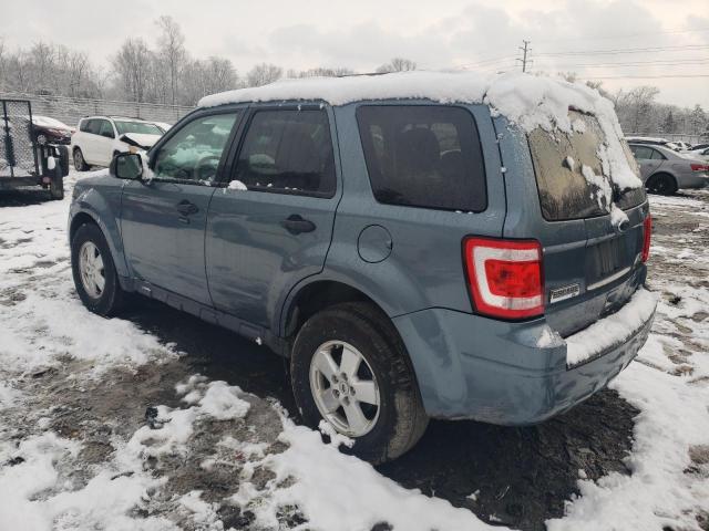 1FMCU9DG2BKA63522 - 2011 FORD ESCAPE XLT BLUE photo 2