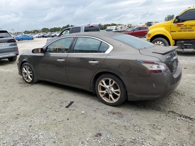 1N4AA5AP9CC810309 - 2012 NISSAN MAXIMA S BROWN photo 2