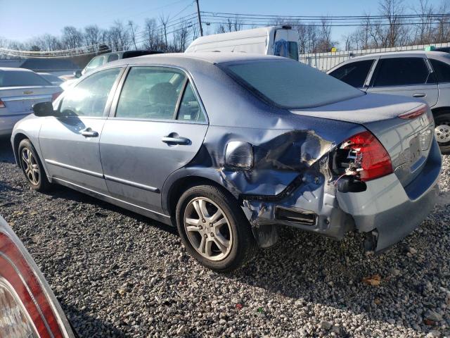 1HGCM56367A183782 - 2007 HONDA ACCORD SE BLUE photo 2