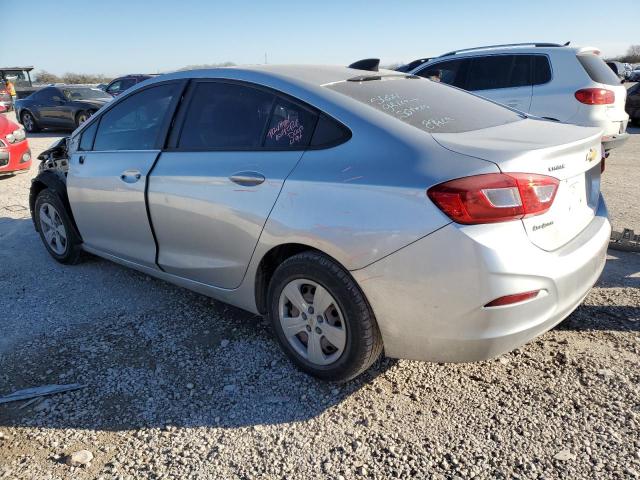 1G1BC5SM2H7162186 - 2017 CHEVROLET CRUZE LS SILVER photo 2