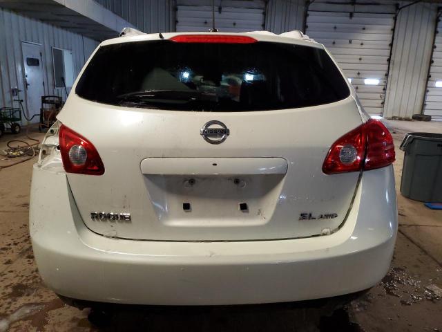 JN8AS58V69W431081 - 2009 NISSAN ROGUE S WHITE photo 6