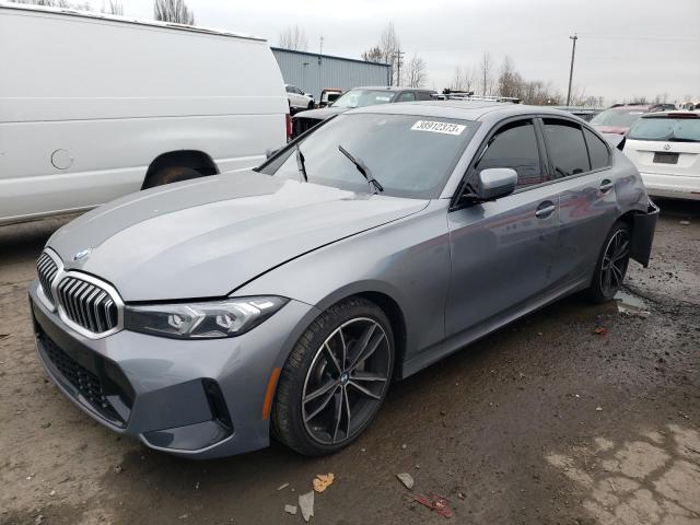3MW89FF08P8C80394 - 2023 BMW 330XI Сұр фото 1
