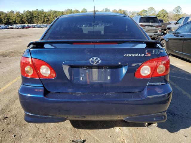 1NXBR30E08Z971608 - 2008 TOYOTA COROLLA CE BLUE photo 6