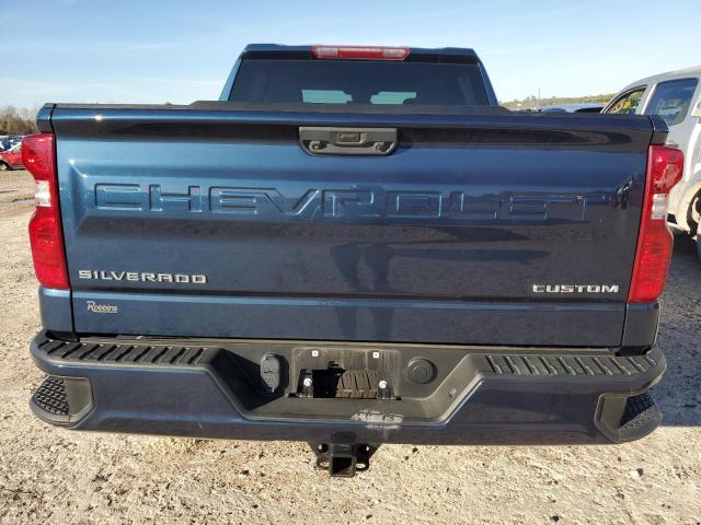 3GCPABEK6NG523902 - 2022 CHEVROLET SILVERADO C1500 CUSTOM BLUE photo 6