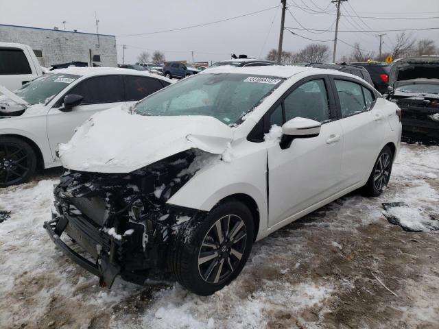 3N1CN8EV9ML869032 - 2021 NISSAN VERSA SV WHITE photo 1