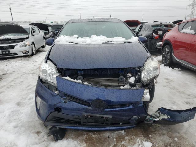 JTDKN3DU5D1706647 - 2013 TOYOTA PRIUS BLUE photo 5