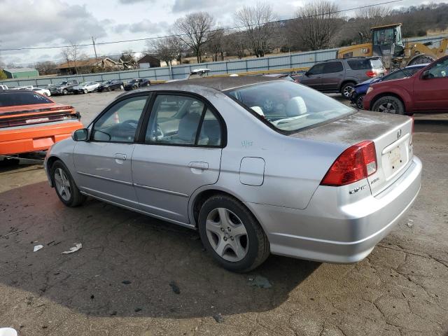 2HGES26814H520218 - 2004 HONDA CIVIC EX SILVER photo 2