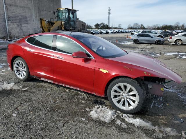5YJSA1E29GF148942 - 2016 TESLA MODEL S Կարմիր լուսանկար 4