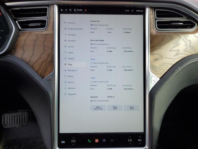 5YJSA1E29GF148942 - 2016 TESLA MODEL S Կարմիր լուսանկար 9