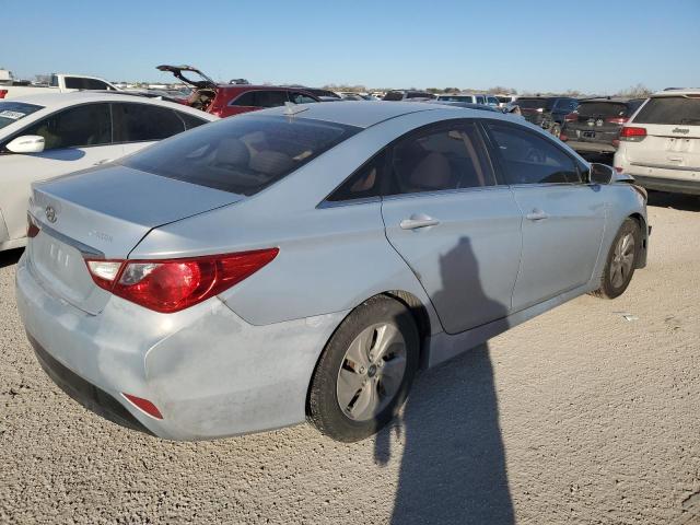 5NPEB4AC5EH820231 - 2014 HYUNDAI SONATA GLS BLUE photo 3