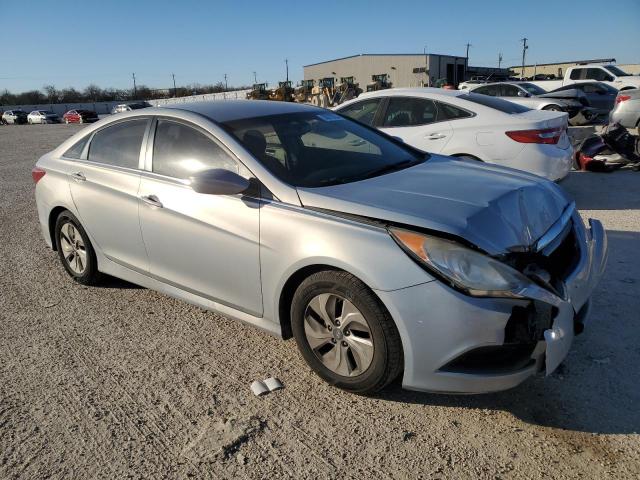 5NPEB4AC5EH820231 - 2014 HYUNDAI SONATA GLS BLUE photo 4