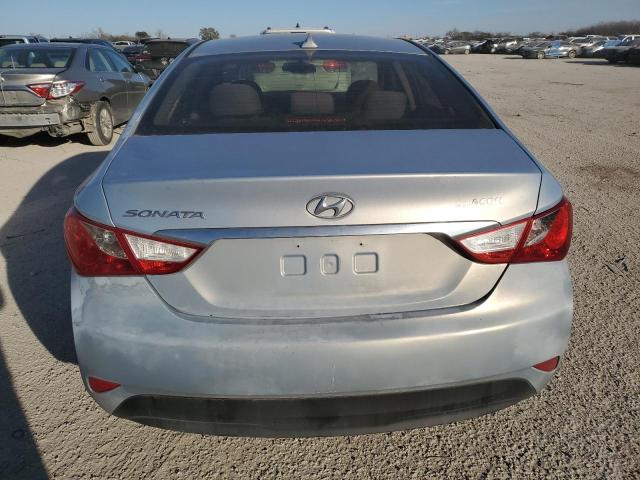 5NPEB4AC5EH820231 - 2014 HYUNDAI SONATA GLS BLUE photo 6