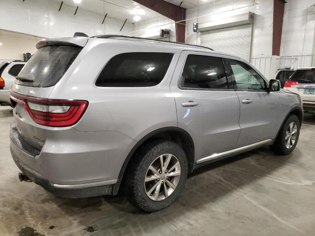 1C4RDJDG3EC450613 - 2014 DODGE DURANGO LIMITED SILVER photo 3