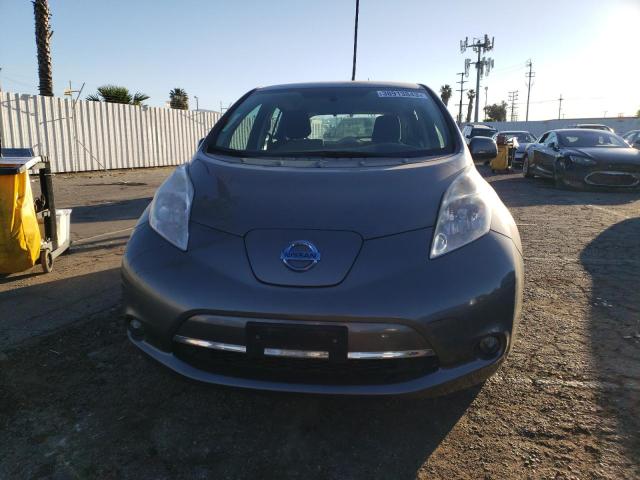 1N4AZ0CPXFC313640 - 2015 NISSAN LEAF S GRAY photo 5