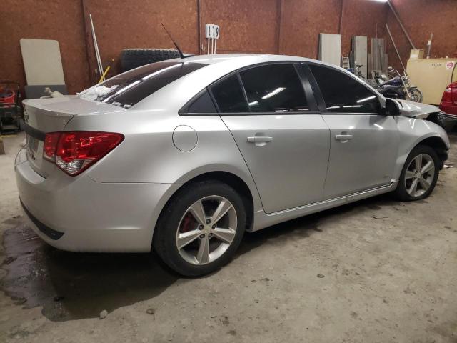 1G1PE5SB8D7319194 - 2013 CHEVROLET CRUZE LT SILVER photo 3