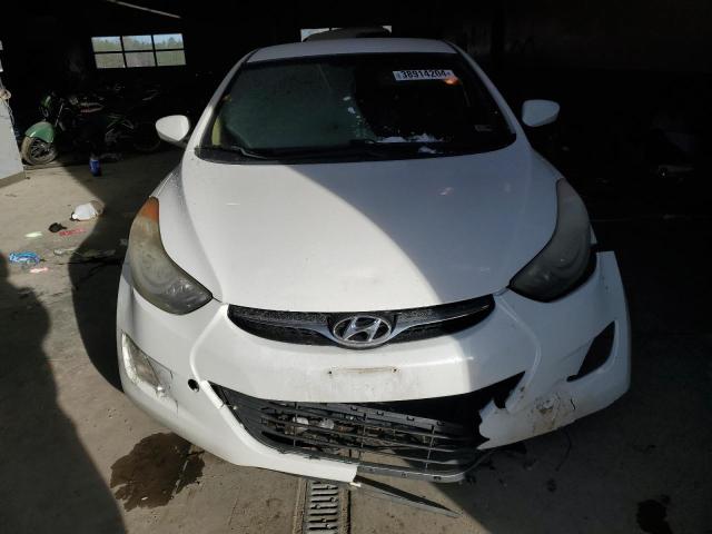 5NPDH4AE4DH162170 - 2013 HYUNDAI ELANTRA GLS WHITE photo 5