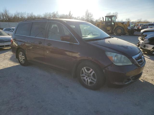 5FNRL38407B405519 - 2007 HONDA ODYSSEY EX MAROON photo 4