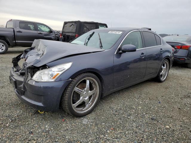 JNKBV61E38M217097 - 2008 INFINITI G35 BLUE photo 1