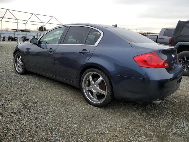 JNKBV61E38M217097 - 2008 INFINITI G35 BLUE photo 2