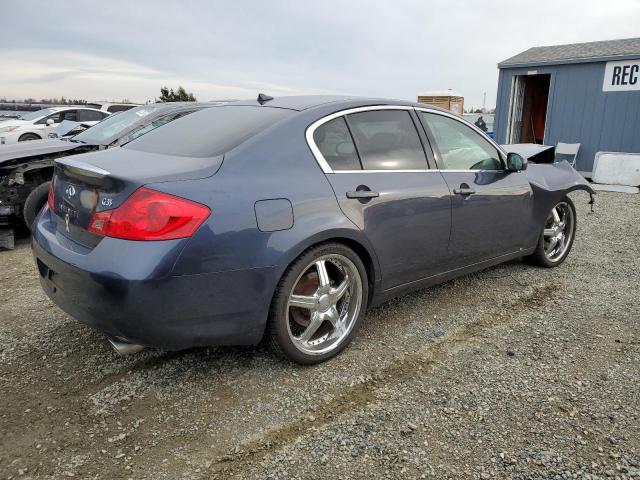 JNKBV61E38M217097 - 2008 INFINITI G35 BLUE photo 3