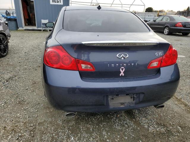 JNKBV61E38M217097 - 2008 INFINITI G35 BLUE photo 6