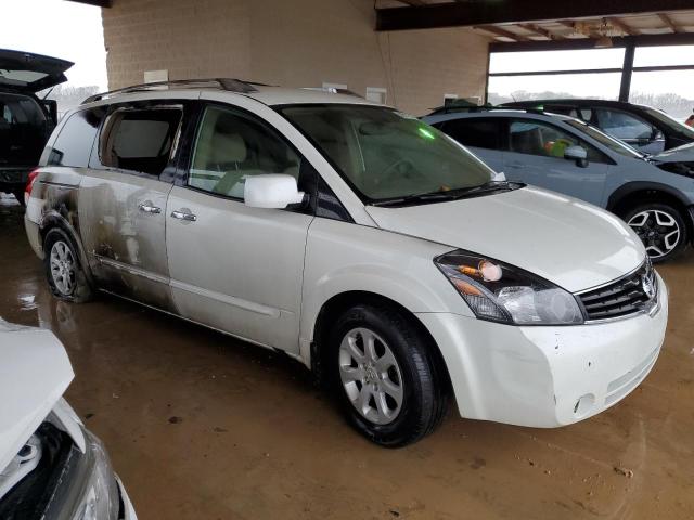 5N1BV28U28N105629 - 2008 NISSAN QUEST S WHITE photo 4