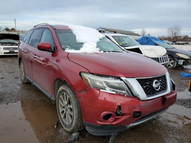 5N1AR2MM6FC662090 - 2015 NISSAN PATHFINDER S RED photo 4