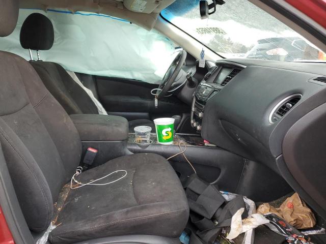 5N1AR2MM6FC662090 - 2015 NISSAN PATHFINDER S RED photo 7