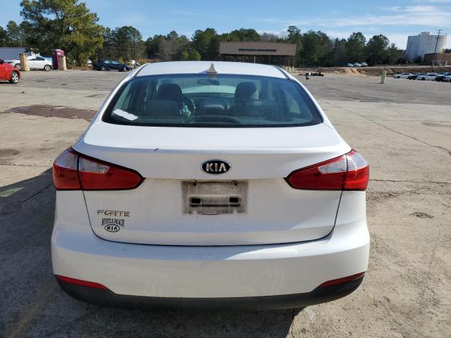 KNAFX4A61E5134846 - 2014 KIA FORTE LX WHITE photo 6