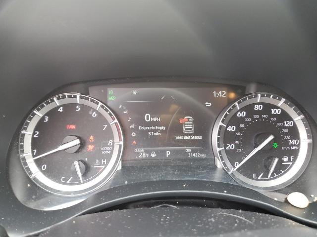 5TDGZRBH3NS568968 - 2022 TOYOTA HIGHLANDER XLE RED photo 9