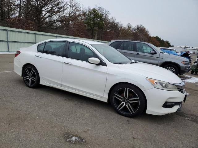 1HGCR2F53GA057056 - 2016 HONDA ACCORD SPORT WHITE photo 4