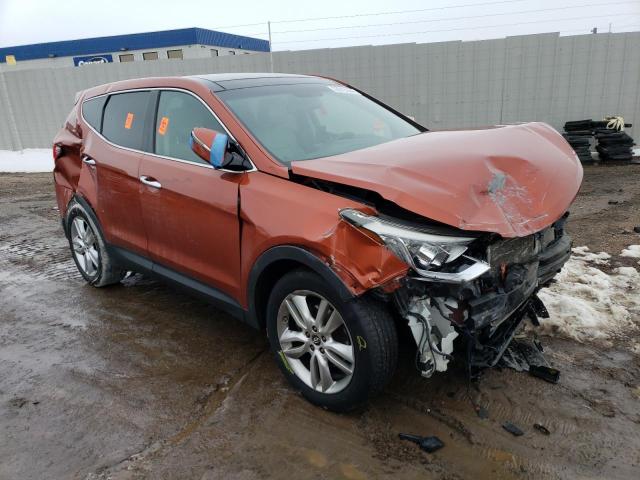 5XYZWDLA7DG002278 - 2013 HYUNDAI SANTA FE S ORANGE photo 4