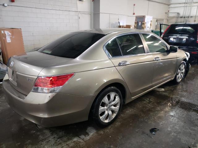 5KBCP3F79AB009637 - 2010 HONDA ACCORD EX BEIGE photo 3