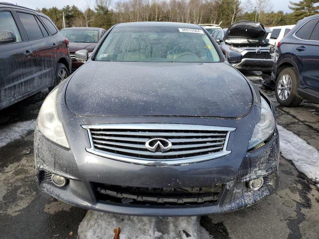 JN1CV6AR9DM753896 - 2013 INFINITI G37 GRAY photo 5