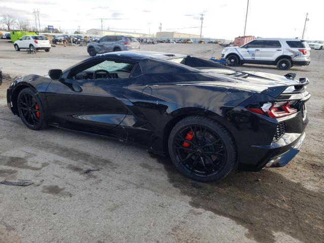 1G1YC3D46P5111344 - 2023 CHEVROLET CORVETTE STINGRAY 3LT BLACK photo 2